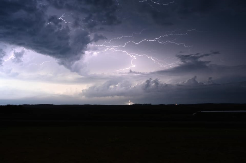 Severe Thunderstorm in Lehr, ND