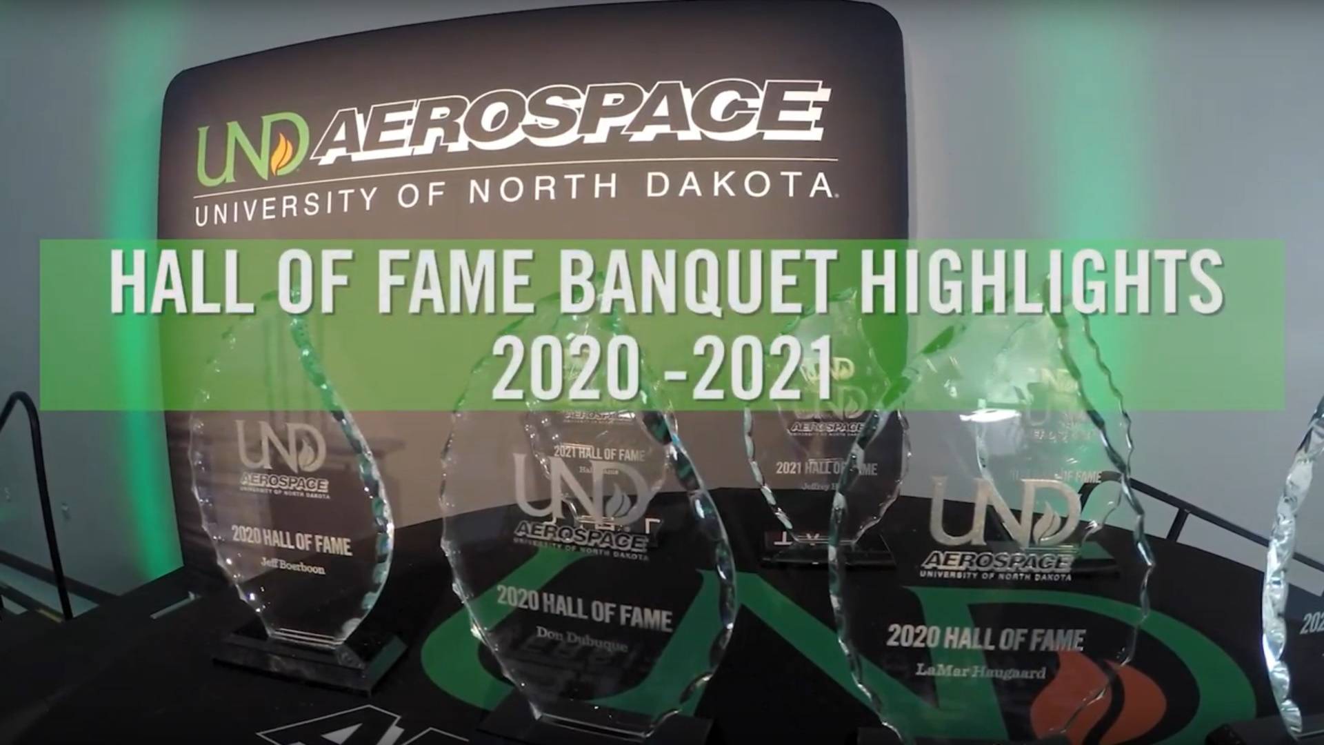 2020-2021 UND Aerospace Hall of Fame