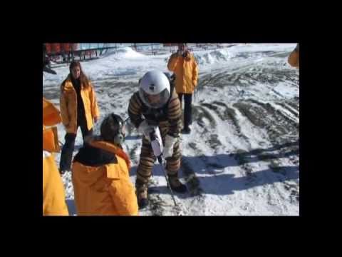 Prueba de Traje Espacial en la Base Marambio, Antartida Argentina